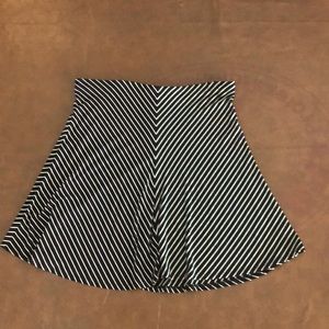 Thin flowing mini skirt